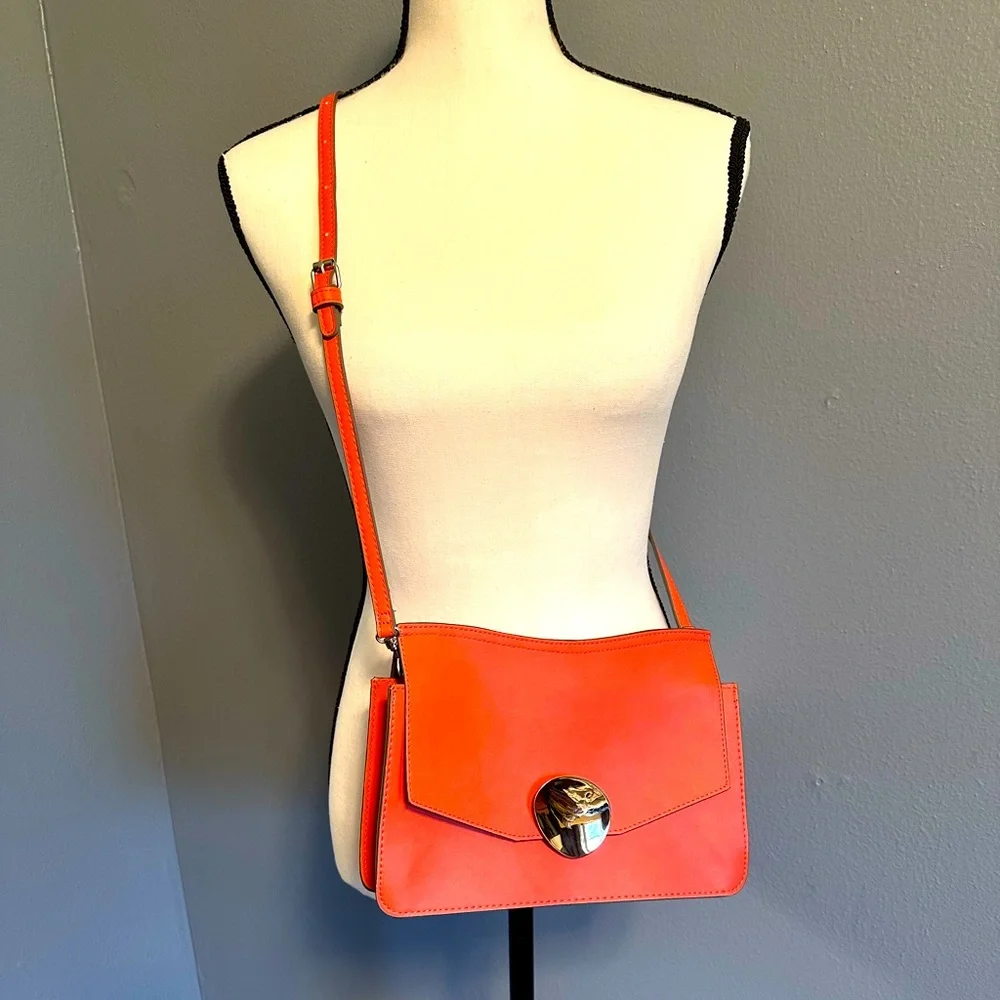 ORIFLAME SWEDEN orange/coral bag. - Picture 1 of 10